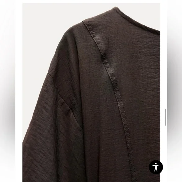 ZARA WOMAN COLLECTION Midi dress Size Medium NWT - Picture 9 of 12